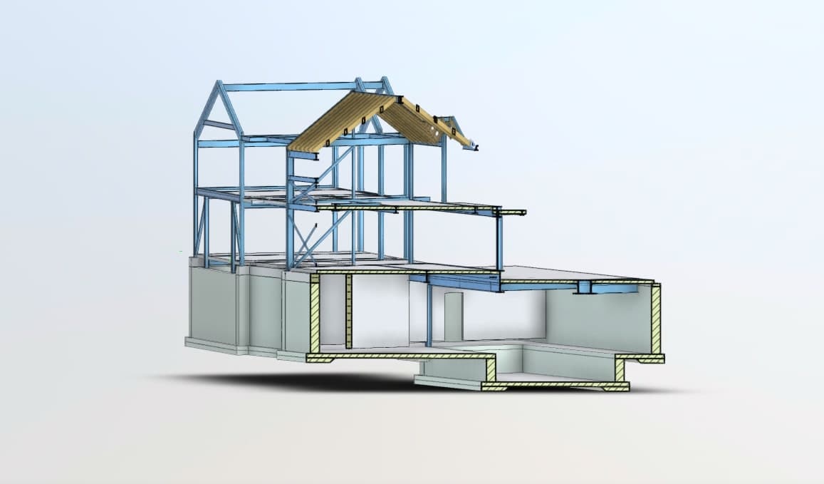 Hockhams Cottage - Private homes structural engineering project in Worcestershire, UK - Image 11