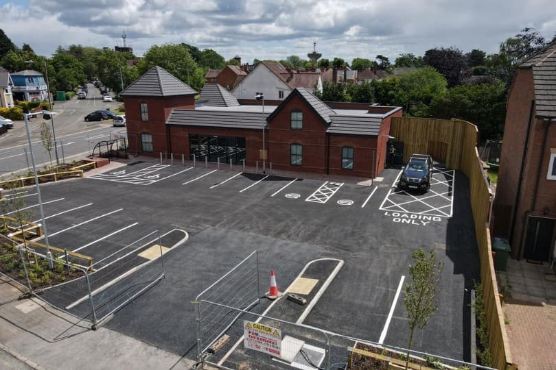 Tesco Express - Commercial structural engineering project in Worcestershire, UK